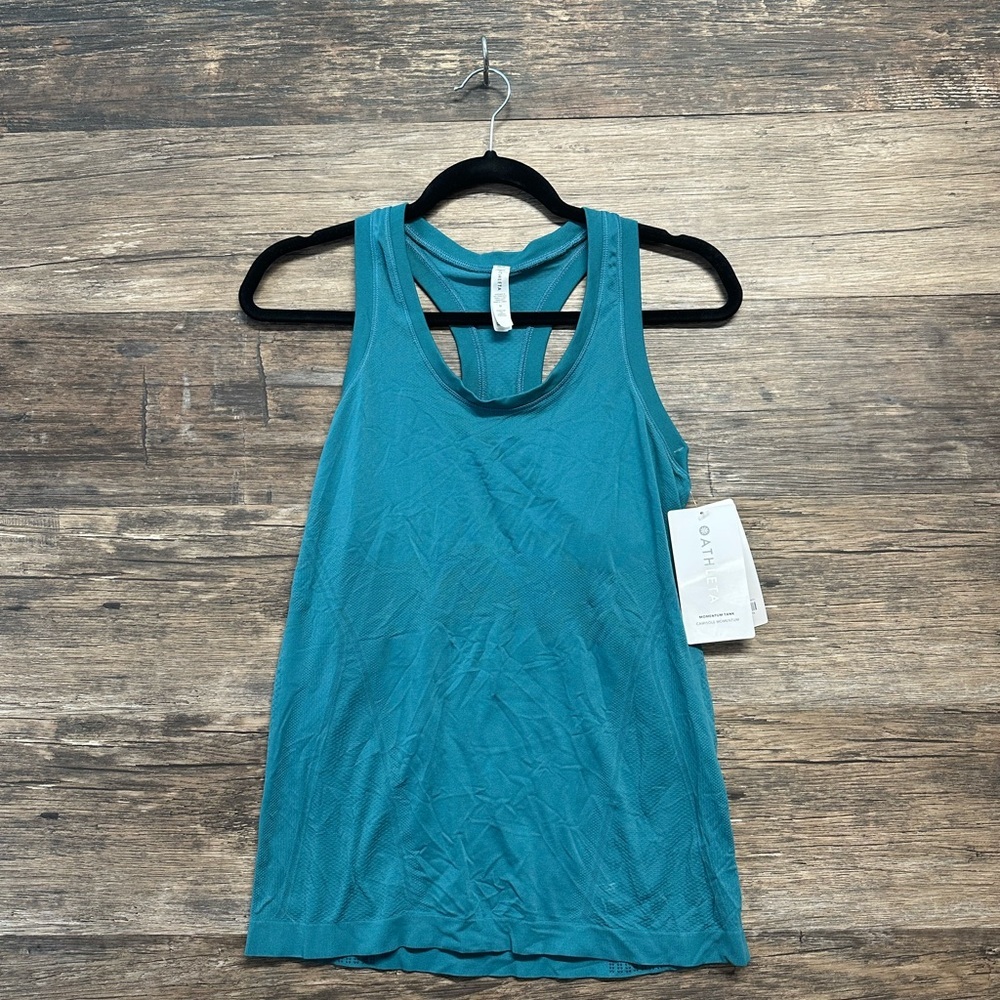 Athleta Teal Racerback Tank Top